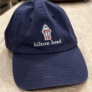 Vineyard Vines Navy Hilton Head Embroidered Baseball Cap